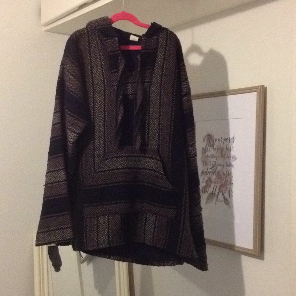 Mexican Poncho Sweater